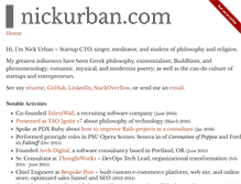 Tablet Screenshot of nickurban.com